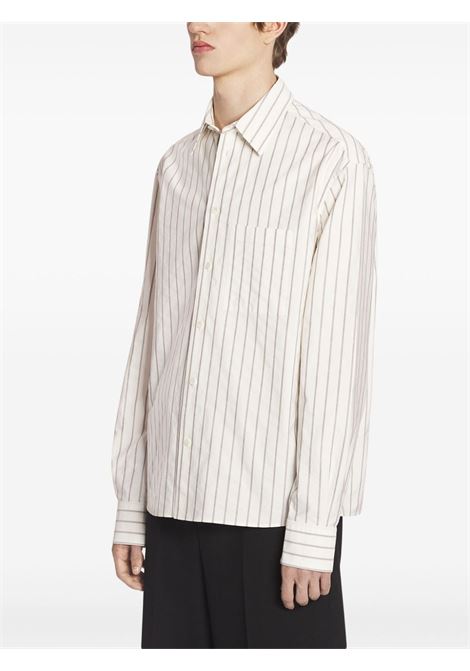 Ivory striped shirt Lanvin-men LANVIN | RMSI040759990076