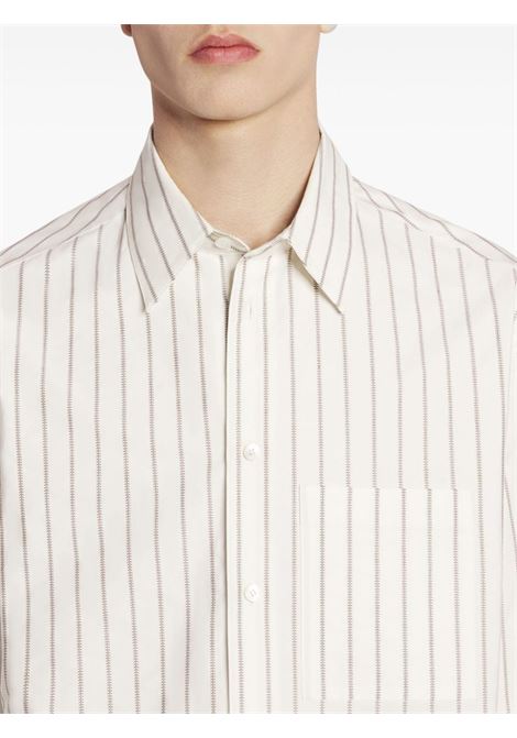 Ivory striped shirt Lanvin-men LANVIN | RMSI040759990076