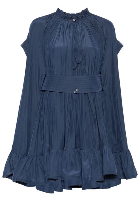 Blue belted mini dress Lanvin - women LANVIN | Dresses | RWDR00694778241