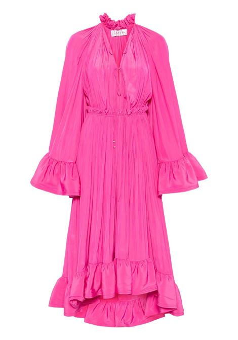 Abito midi con ruches in rosa Lanvin - donna