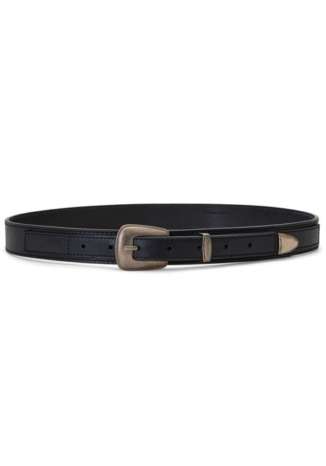 Black pin-buckle leather belt Lemaire - unisex LEMAIRE | Belts | AC1181LL145BK999