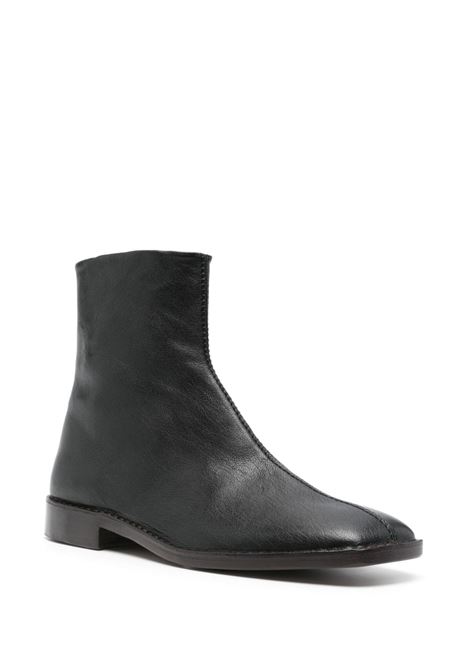 Black piped zip boots Lemaire - men LEMAIRE | FO0155LL0043BK999