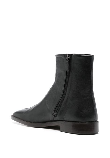 Black piped zip boots Lemaire - men LEMAIRE | FO0155LL0043BK999