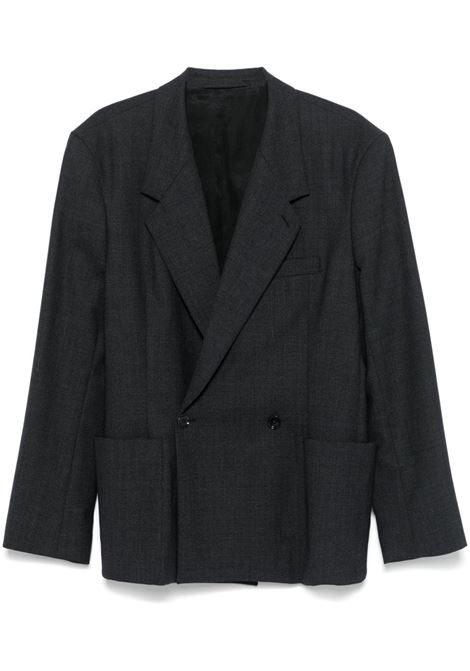 Blue melange double-breasted tailored blazer Lemaire - women LEMAIRE | JA1049LF1280MU210