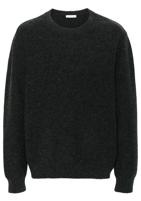 Grey crew-neck long-sleeved jumper Lemaire - men