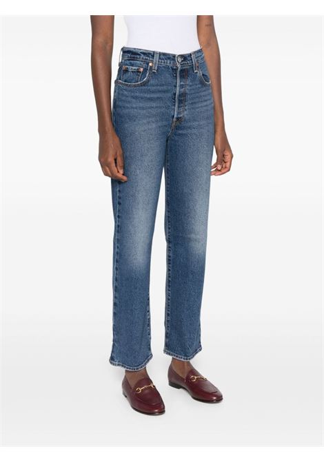 Blue Ribcage Straight jeans Levi's - women LEVI'S | 726930218MYHNRNDX