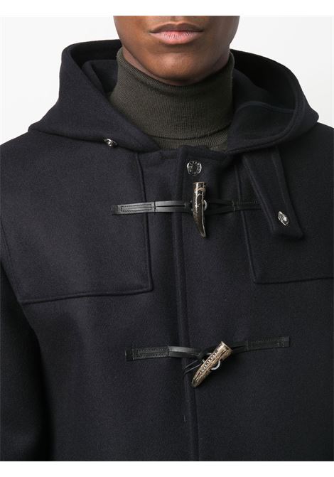 Navy blue Weir toggle-fastening duffle hooded coat - men MACKINTOSH | GM013SMO49932L133H03