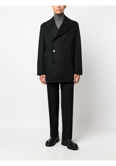 Black Dalton double-breasted wool peacoat Mackintosh - men MACKINTOSH | GM1075FMO4974DU013H01