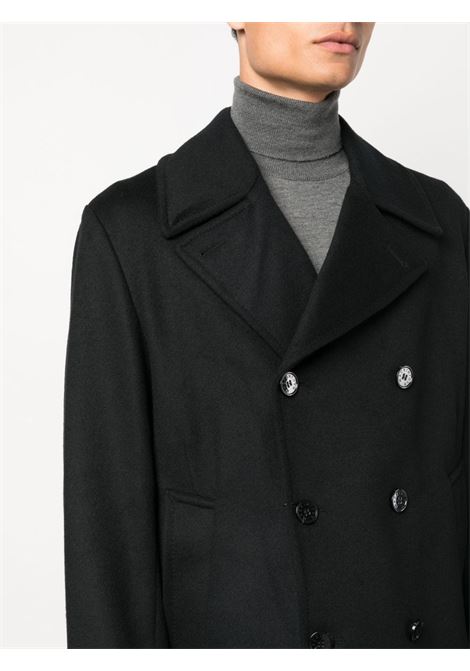 Black Dalton double-breasted wool peacoat Mackintosh - men MACKINTOSH | GM1075FMO4974DU013H01