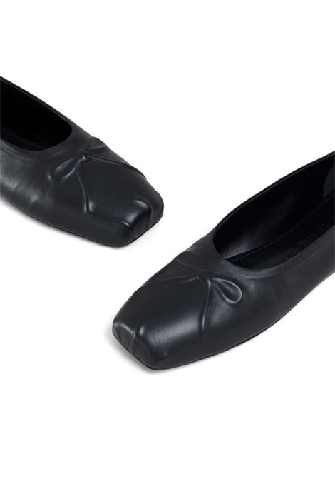 Black dancer leather ballerina shoes Marni - women MARNI | BAMS004700P362800N99