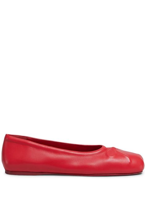 Red dancer ballerina shoes Marni - women MARNI | Ballerina shoes | BAMS004700P362800R67