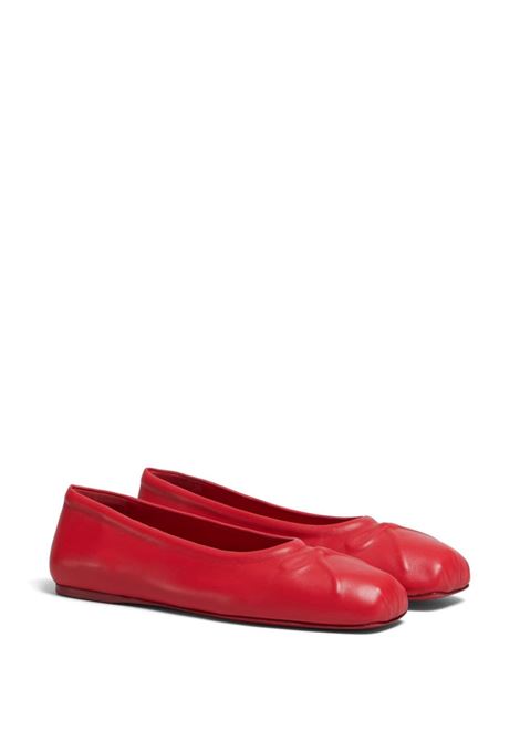 Ballerine dancer in rosso Marni - donna MARNI | BAMS004700P362800R67