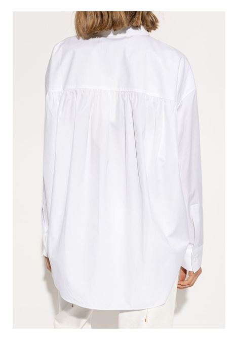 Camicia a maniche lunghe in cotone in bianco Marni - donna MARNI | CAMA0593S1UTC22300W01