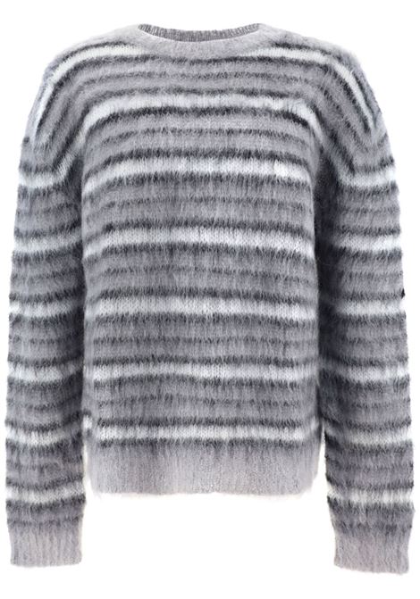 Maglione a righe in grigio Marni - uomo MARNI | Maglie | GCMG0161Q0UFU174RGN42