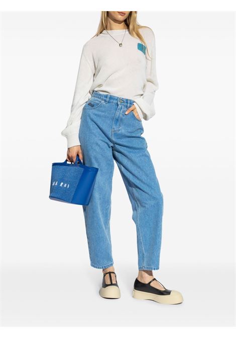 Jeans affusolati a vita media in blu Marni - donna MARNI | PAJD0513A0USCW91BDB44