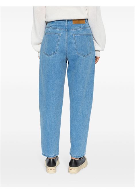 Jeans affusolati a vita media in blu Marni - donna MARNI | PAJD0513A0USCW91BDB44