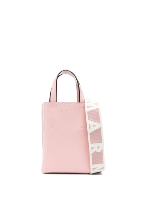 Borsa tote museo nano in rosa Marni - donna