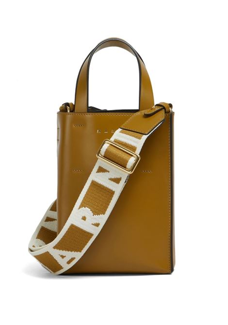 Borsa tote museo in marrone Marni - donna MARNI | SHMP0050U0LV63900V47