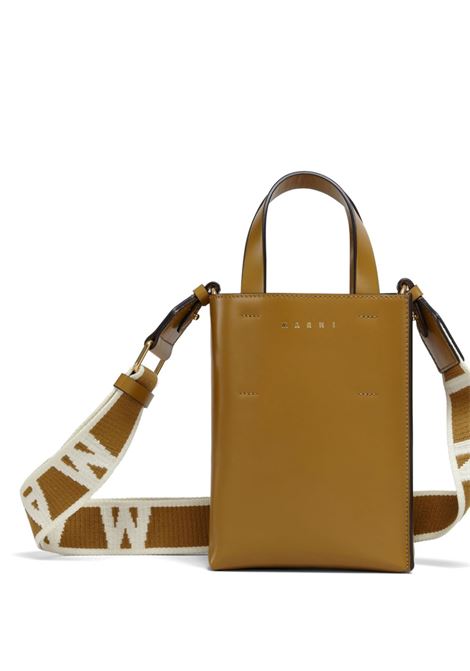 Borsa tote museo in marrone Marni - donna MARNI | SHMP0050U0LV63900V47