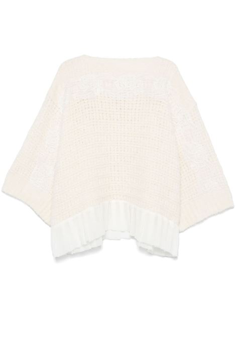 White corded lace-appliqué jumper Maurizio - women MAURIZIO | W08202078MZW4MAT24