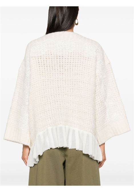 White corded lace-appliqué jumper Maurizio - women MAURIZIO | W08202078MZW4MAT24