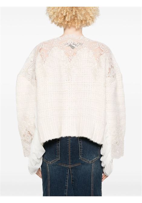 White lace-appliqué jumper Maurizio - women MAURIZIO | W08212078MZW4MAT24