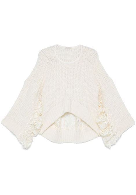 White lace-appliqué jumper Maurizio - women MAURIZIO | Sweaters | W08222078MZW4MAT24