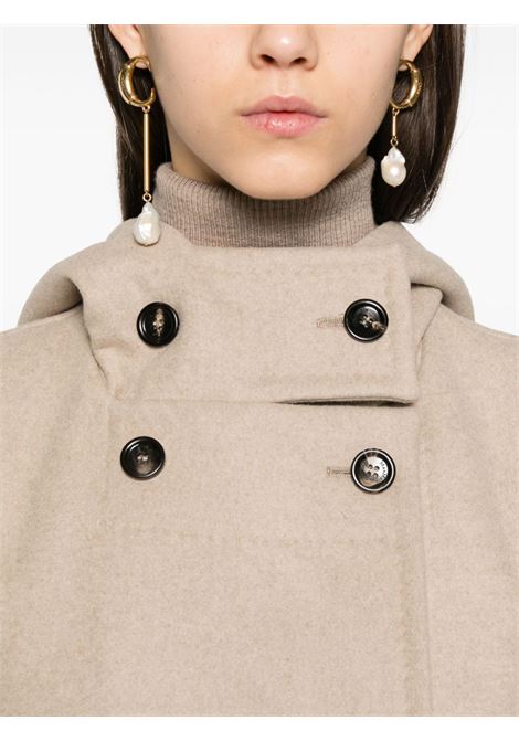 Beige arturo duble-breasted parka coat  Maxmara - women MAXMARA | 2421016463600005