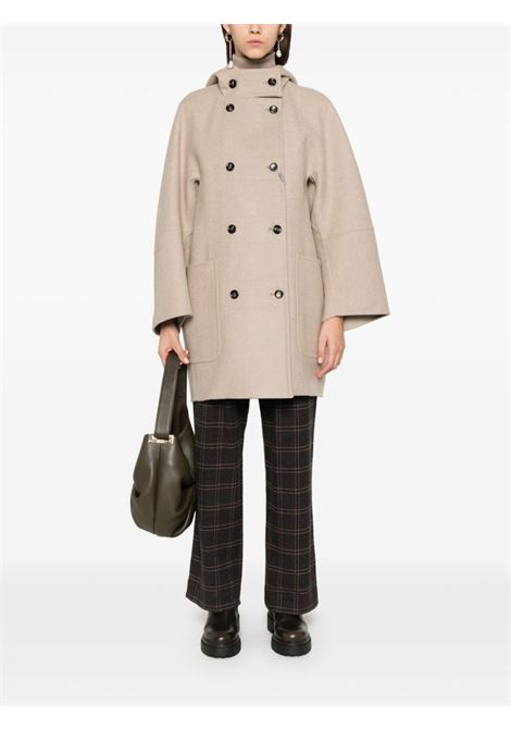 Beige arturo duble-breasted parka coat  Maxmara - women MAXMARA | 2421016463600005