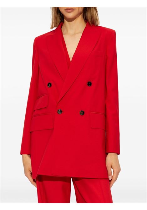 Giacca doppiopetto nebbie in rosso MaxMara - donna MAXMARA | 2421046021600003