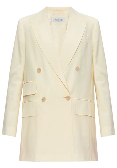 Giacca doppiopetto elegia in beige Max Mara - donna