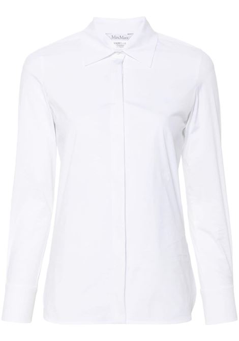 White knut long-sleeved shirt MaxMara - women