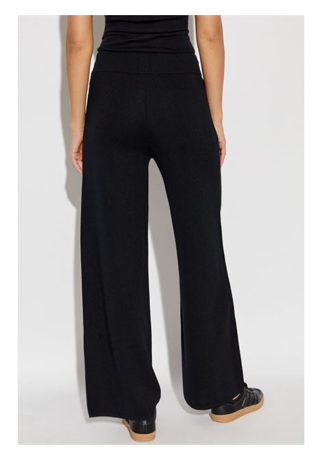 Pantaloni Zigote in lana a gamba ampia in nero MaxMara - donna MAXMARA | 2421336022600007