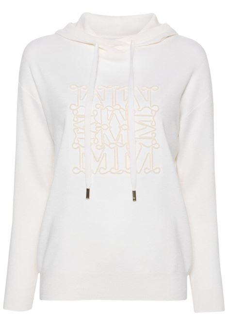 White pamir hooded jumper Maxmara - women MAXMARA | Sweaters | 2421366262600001