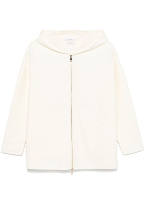 White saio zip-up hodded jumper Maxmara - women