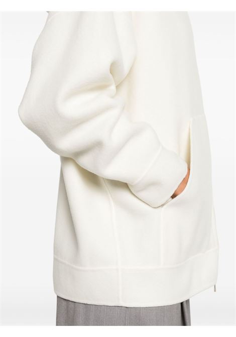 Maglione con zip saio in lana e cachemire in bianco Maxmara - donna MAXMARA | 2421926012600001