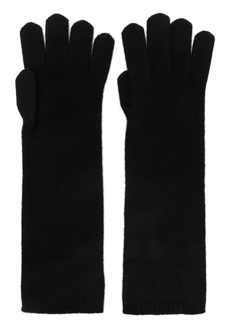 Black alaggio long gloves Maxmara - women MAXMARA | Gloves | 2424566023600012