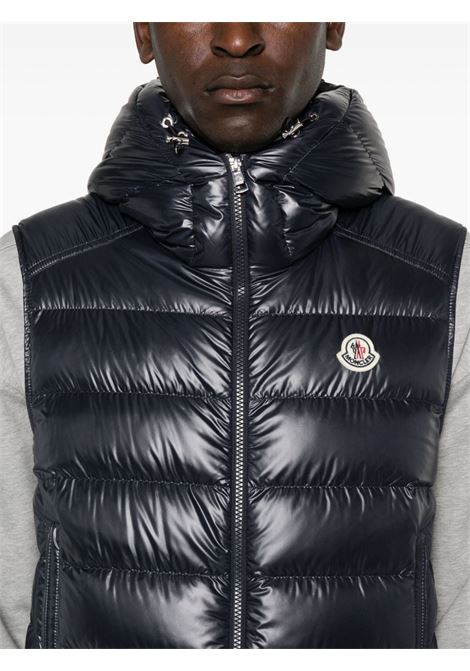 Gilet imbottito Barant in blu Moncler - uomo MONCLER | 1A00062597EX779