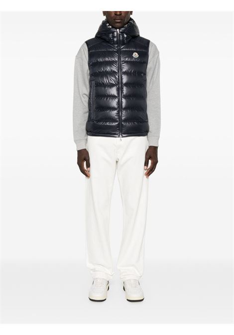 Gilet imbottito Barant in blu Moncler - uomo MONCLER | 1A00062597EX779