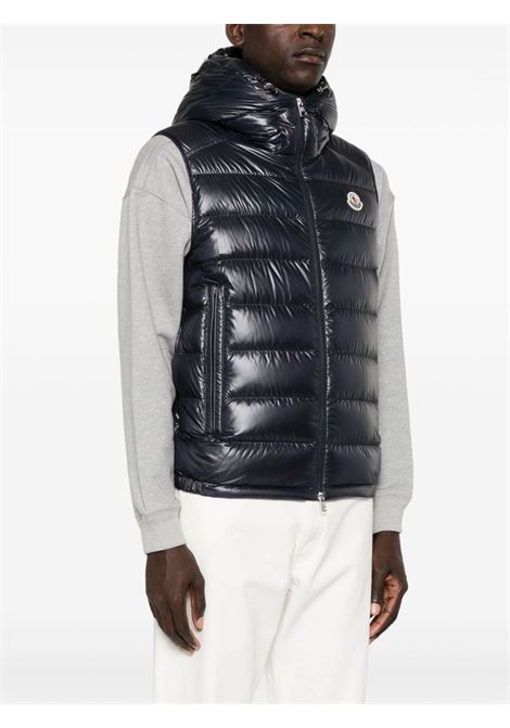 Gilet imbottito Barant in blu Moncler - uomo MONCLER | 1A00062597EX779