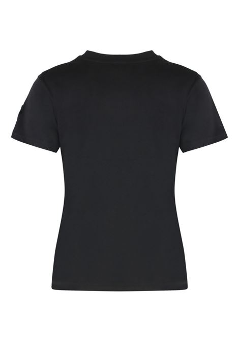 Black crystal-embellished T-shirt Moncler - women MONCLER | 8C0002189AIJ999