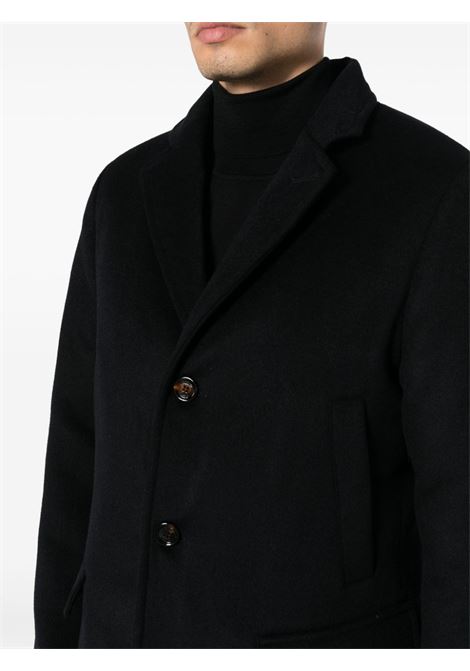 Cappotto Mitchel con cappuccio rimovibile in blu - MOORER  uomo MOORER | MOUCA200001U0497