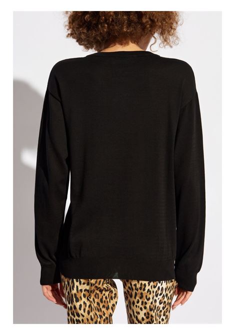 Black embroidered-logo jumper Moschino - women MOSCHINO | 092555060555