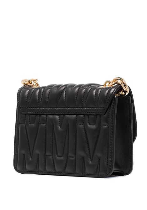 Borsa a spalla trapuntata in nero Moschino - donna MOSCHINO | 742980021555