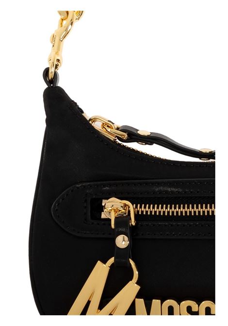 Borsa a mano con logo in nero Moschino - donna MOSCHINO | B738082023555