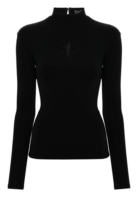 Black star long-sleeved top Mugler - women MUGLER | 24F1TO07258591999