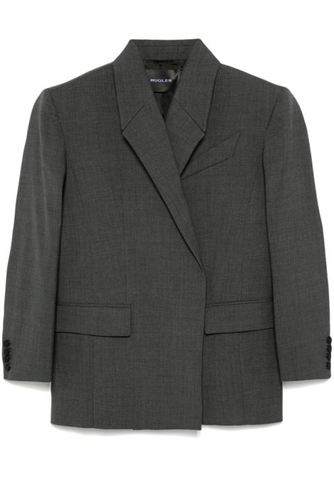 Grey tailored blazer Mugler - women