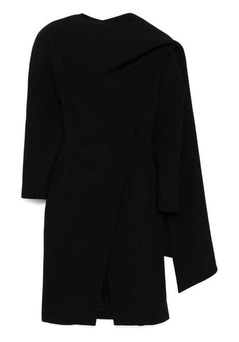 Cappotto con sciarpa in nero Mugler - donna MUGLER | Capispalla | 24W1MA01821931999