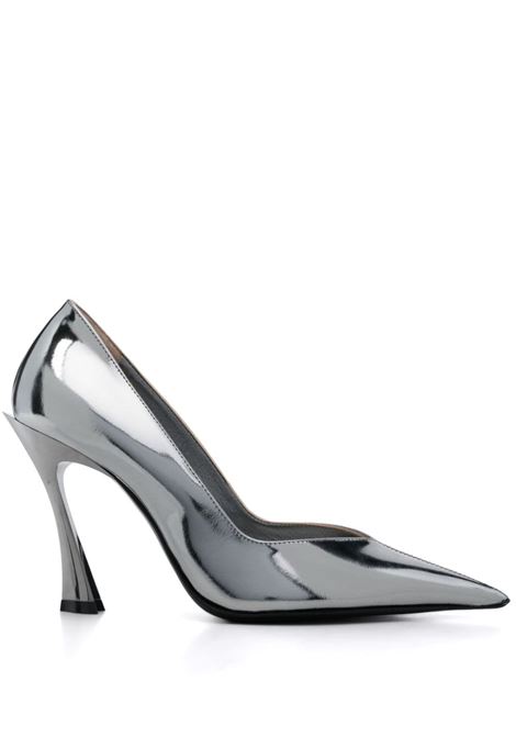 Decollete Classic Fang 95mm in argento Mugler - donna MUGLER | Decollete | MUWFW2425SC051CM054