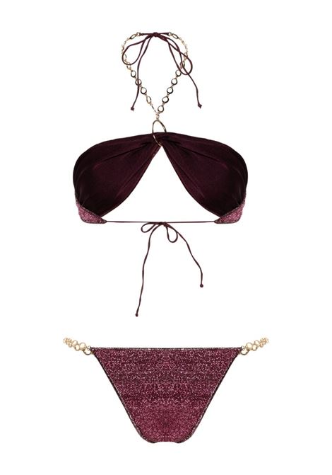 Purple Lumière O Chain lurex bikini Oséree - women OSÉREE | LBF246AUBRGN